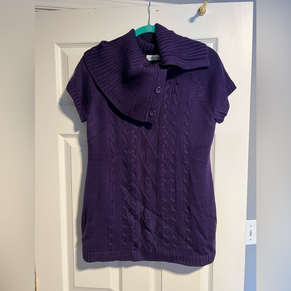 Calvin Klein purple sweater. Size L. - Picture 1 of 8
